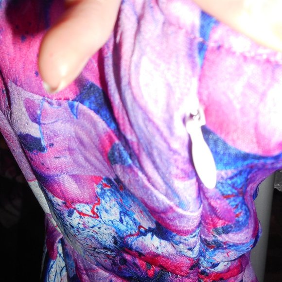 NWOT Lindy Bop Retro Spring Easter Watercolor dress, 6 US - Picture 7 of 12